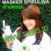 Masker Spirulina Tiens 10 Kapsul | Wajah Cerah, Kencang & Putih ALami