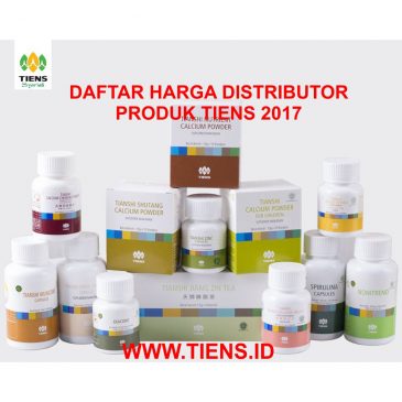 Daftar Harga Distributor Atau Member Produk Tiens