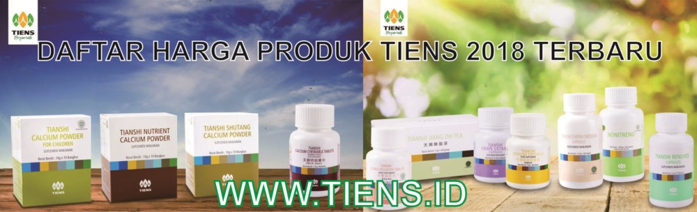 Daftar Harga Member Dan Distributor Produk Tiens Tahun 2019